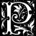 Fancy letter P