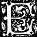 Fancy letter E