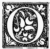 Fancy letter O