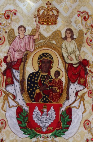 Tridentine mass chasuble detail - Father Natanek